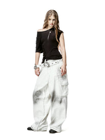 Balloon Pants (Dusty White)