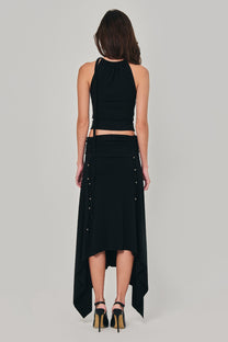 REVERENT MAXI SKIRT BLACK