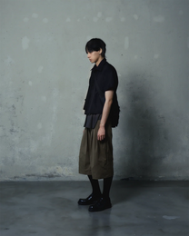 Button Shorts (Brown)