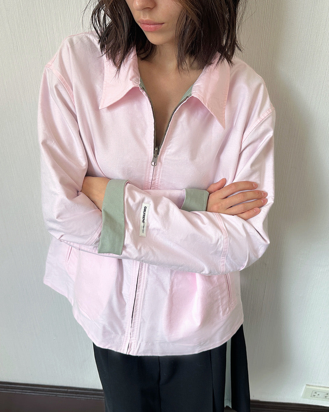 G.C. Reversible Jacket (Pale Pink)