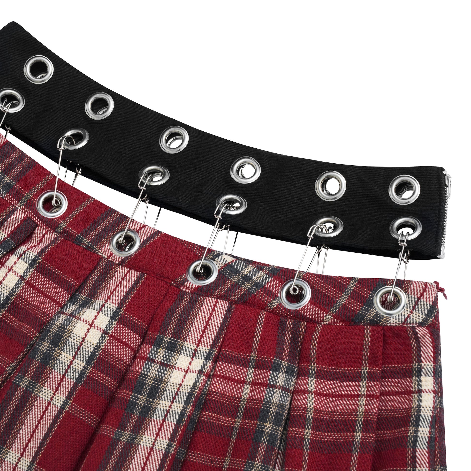 Vintage Scott Pin Skirt (Red)
