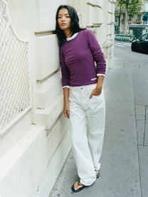 Soft-Twist Wide Jeans