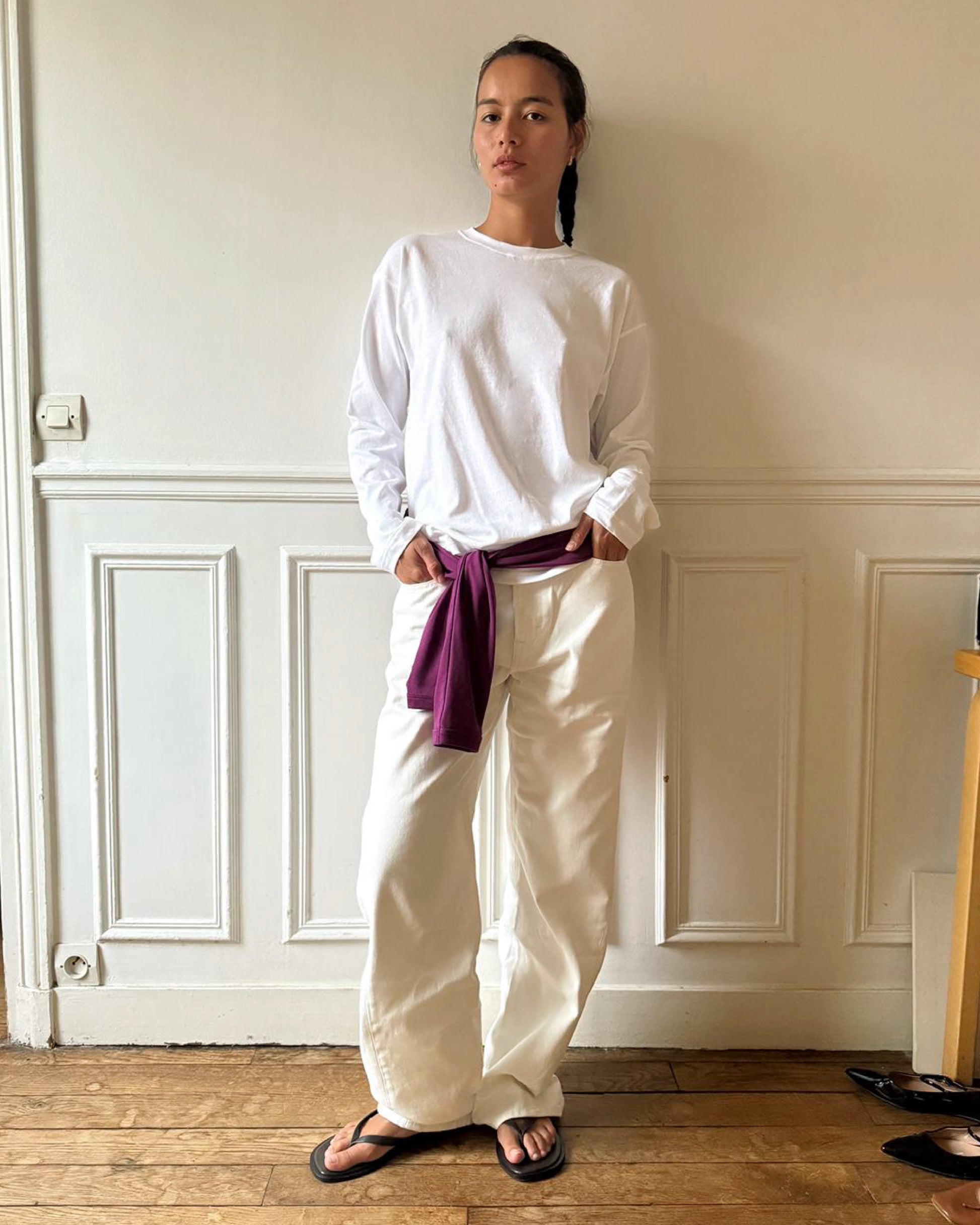 Soft-Twist Wide Jeans