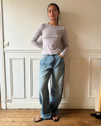 Soft-Twist Wide Jeans