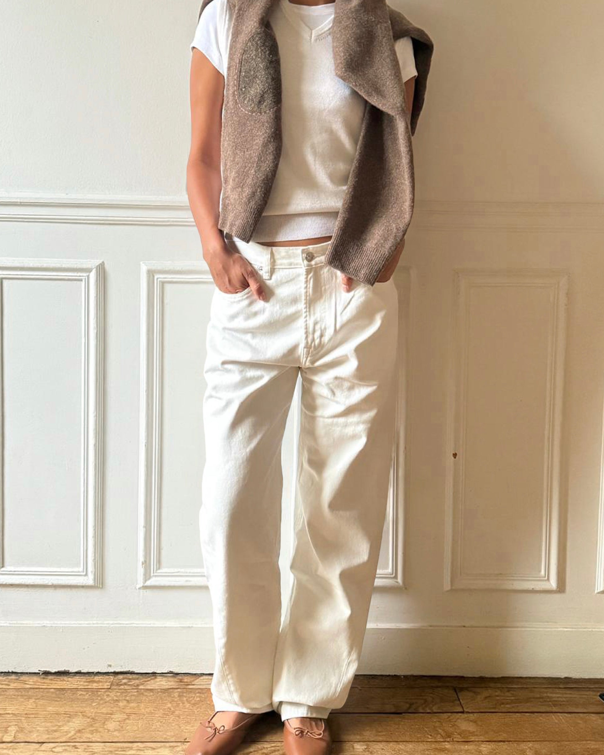 Soft-Twist Wide Jeans