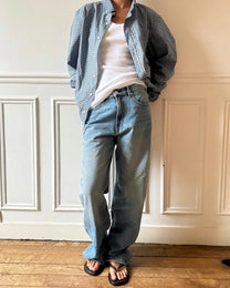 Soft-Twist Wide Jeans