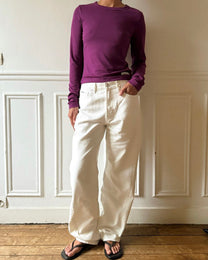 Soft-Twist Wide Jeans