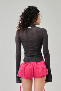 Felicity Lace Top (Grey)