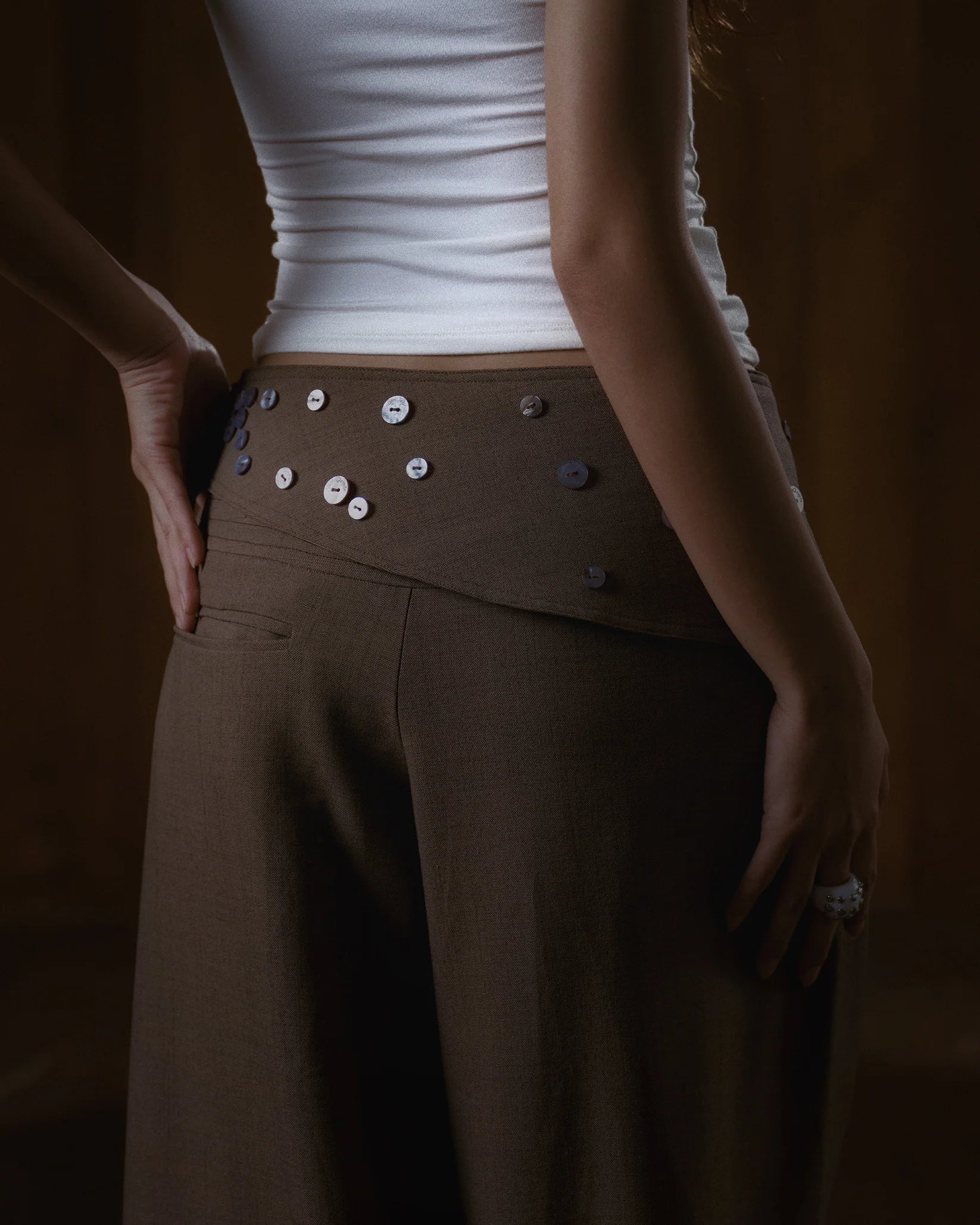 Shelldon Pants (Brown)
