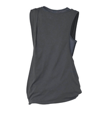 Asymmetrical Layered Sleeveless (Charcoal)