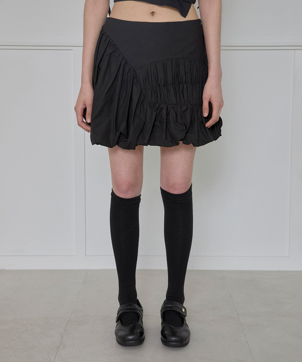Lua Balloon Skirt (Black)