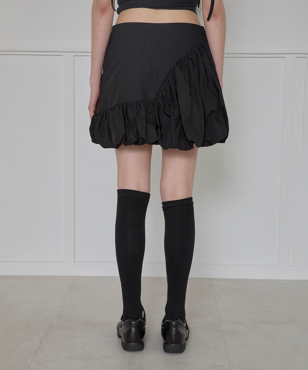 Lua Balloon Skirt (Black)