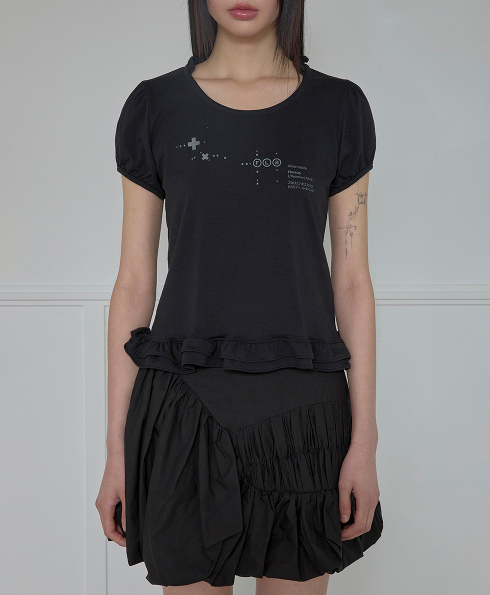 Lua Balloon Skirt (Black)