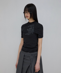 Asymmetrical Layered T-Shirt (Black)