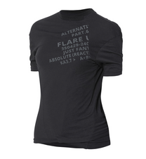 Asymmetrical Layered T-Shirt (Black)