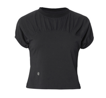 Kaya Shirred T-Shirt (Black)