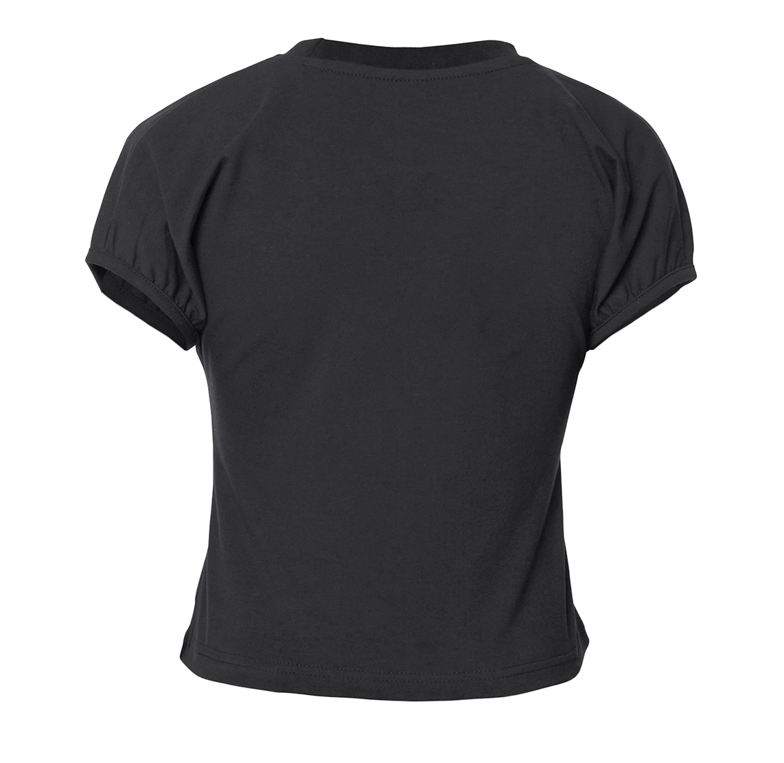 Kaya Shirred T-Shirt (Black)