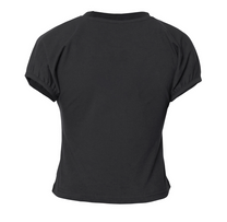 Kaya Shirred T-Shirt (Black)