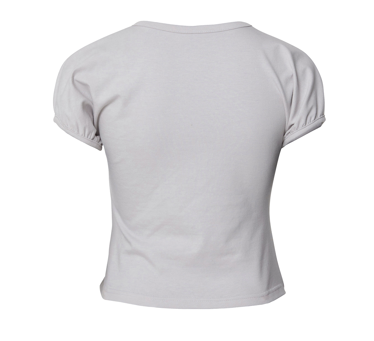 Kaya Shirred T-Shirt (Gray)
