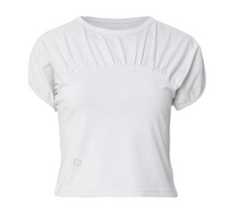Kaya Shirred T-Shirt (White)