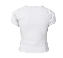 Kaya Shirred T-Shirt (White)