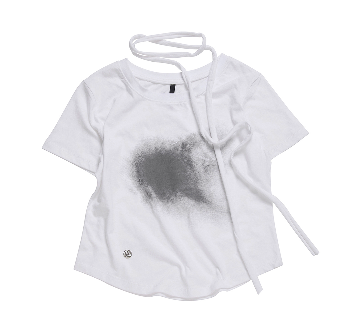 Vanish Tie Scarf T-Shirt (White)