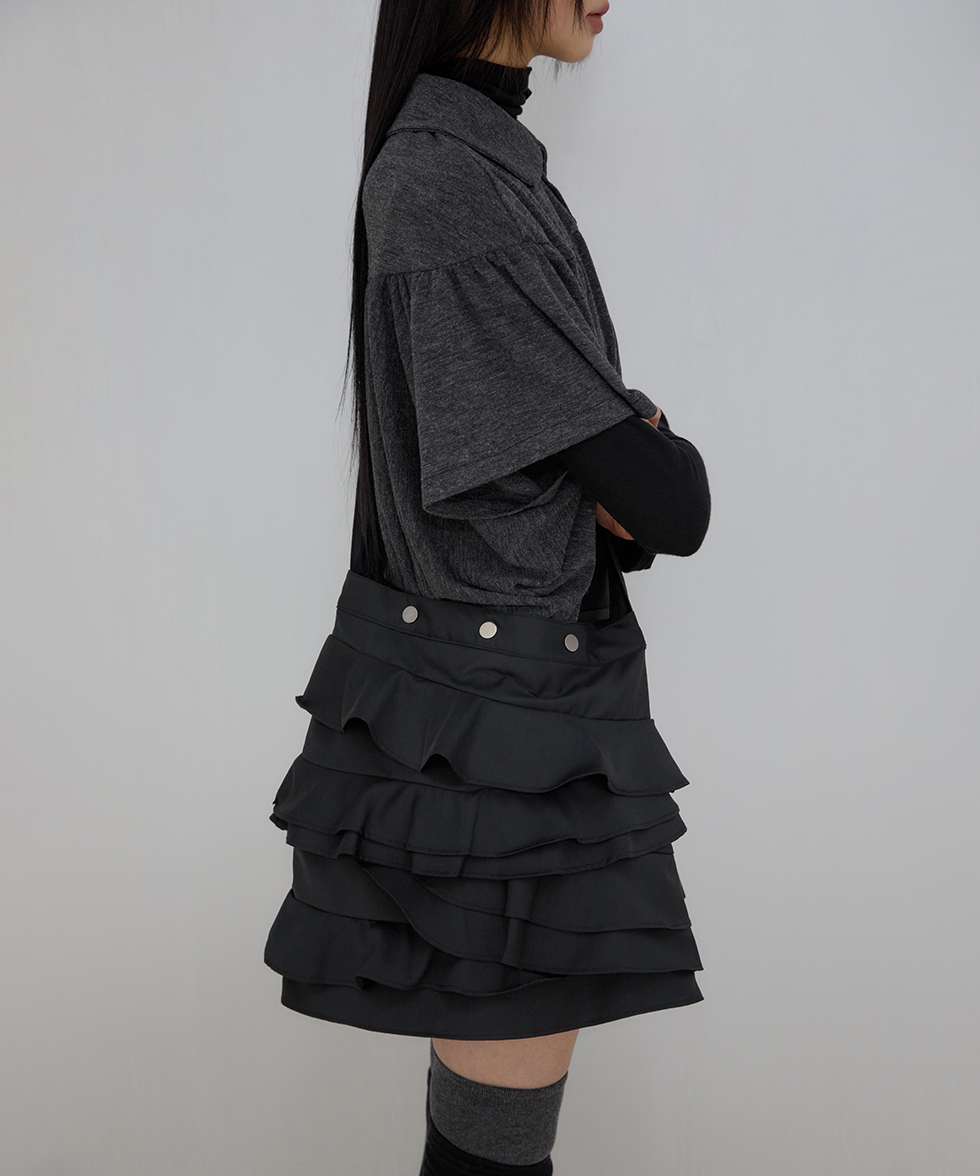 Faye Frill Bag (Black)