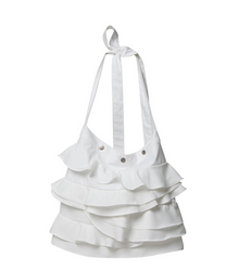 Faye Frill Bag (White)