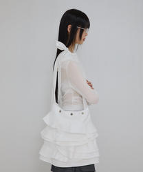Faye Frill Bag (White)