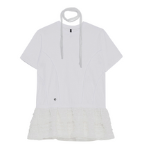 Layered Frill T-Shirt (White)