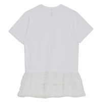 Layered Frill T-Shirt (White)