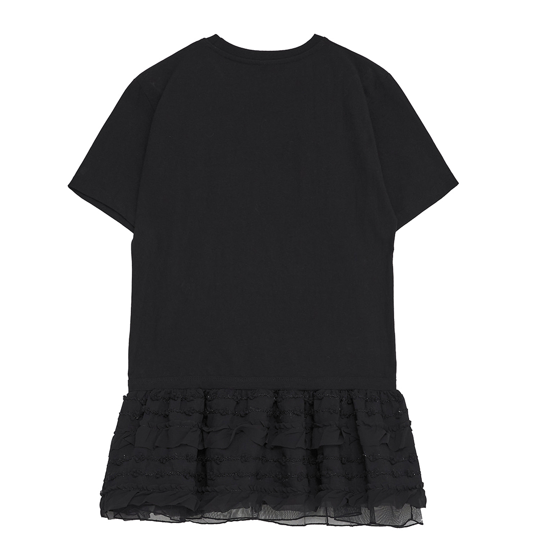 Layered Frill T-Shirt (Black)
