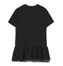 Layered Frill T-Shirt (Black)