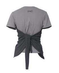 Bustier Layered T-Shirt (Gray/Charcoal)
