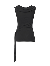 Faye Frill Sleeveless (Black)