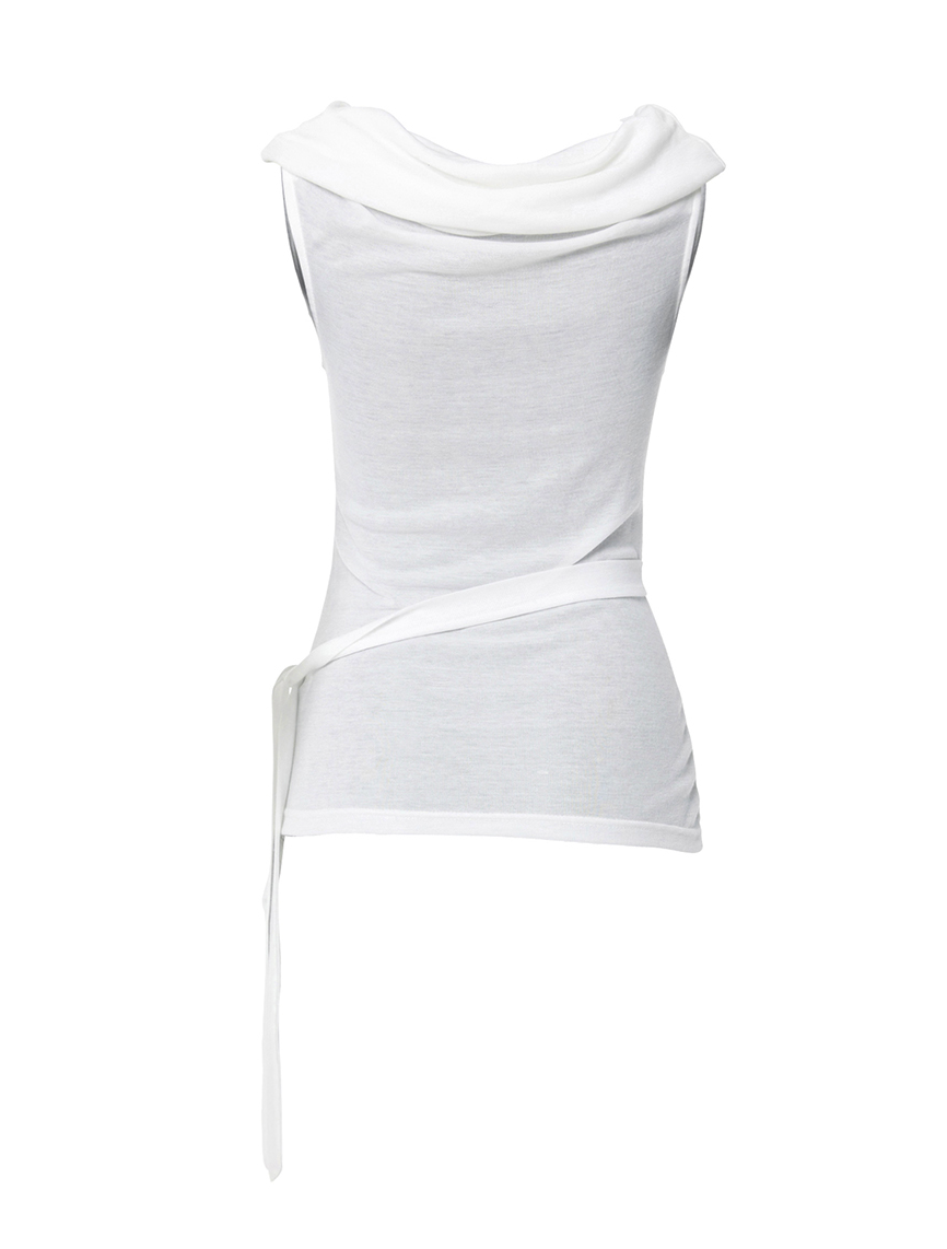 Faye Frill Sleeveless (White)