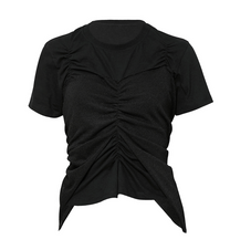 Bustier Layered T-Shirt (Black/Black)