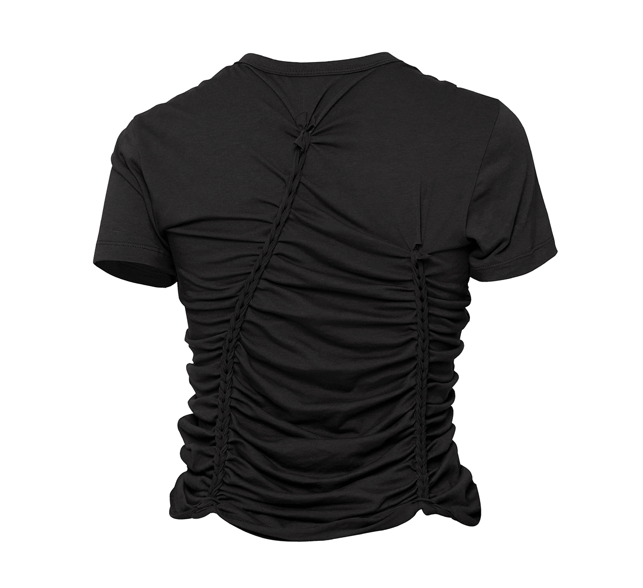 Handmade Twisted T-Shirt (Black)