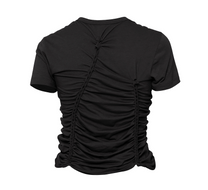 Handmade Twisted T-Shirt (Black)
