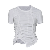 Handmade Twisted T-Shirt (White)