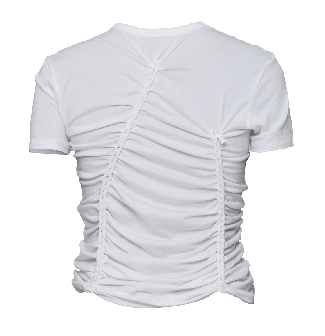 Handmade Twisted T-Shirt (White)