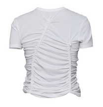 Handmade Twisted T-Shirt (White)