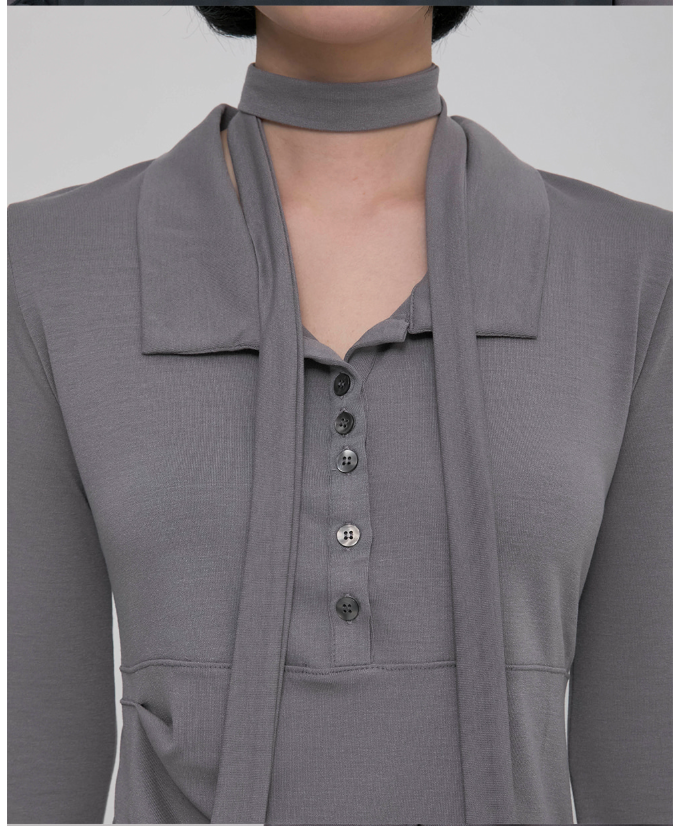 Asymmetrical Draped Hoodie Grey