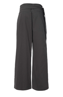 Layered Wrap Trousers (Charcoal)