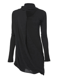 Layered Chifon Scarf Long Sleeve