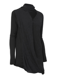 Layered Chifon Scarf Long Sleeve