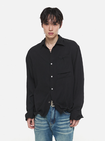 Crinkle Wire Shirt (Black)