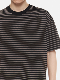Stripe Crop T-Shirt (Black)