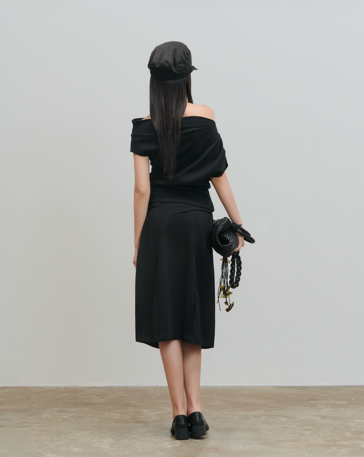Skirt:03 - Pleated Skirt (Black)