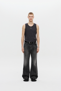 Metal Logo Sleeveless (Charcoal)